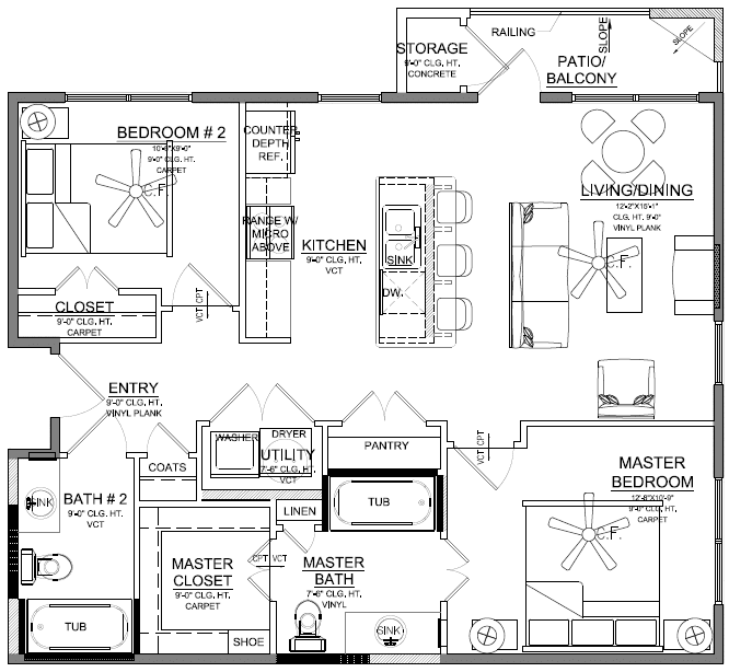 Churchill at Golden Triangle Floorplan B2
