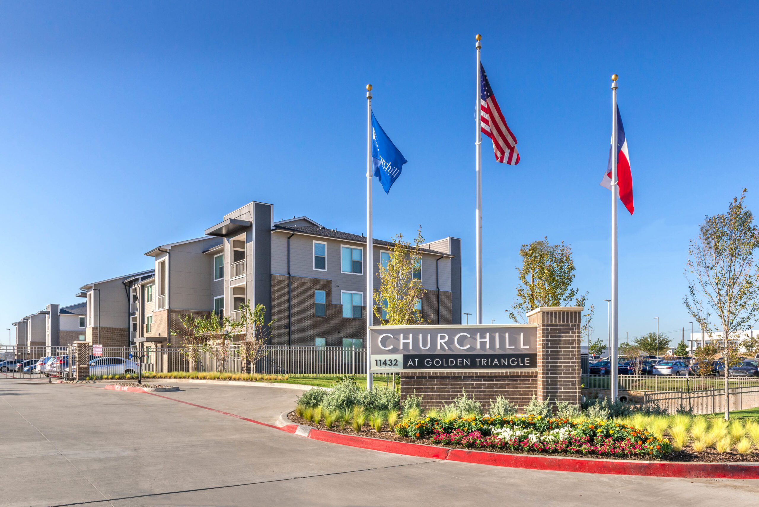 Churchill Golden Triangle Sign